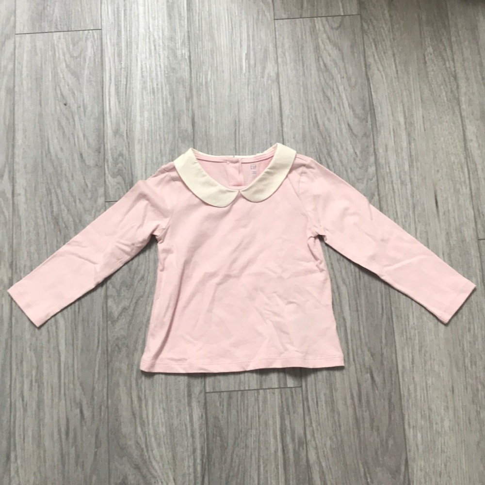 New with tags Toddler Girl Pink Collared Top